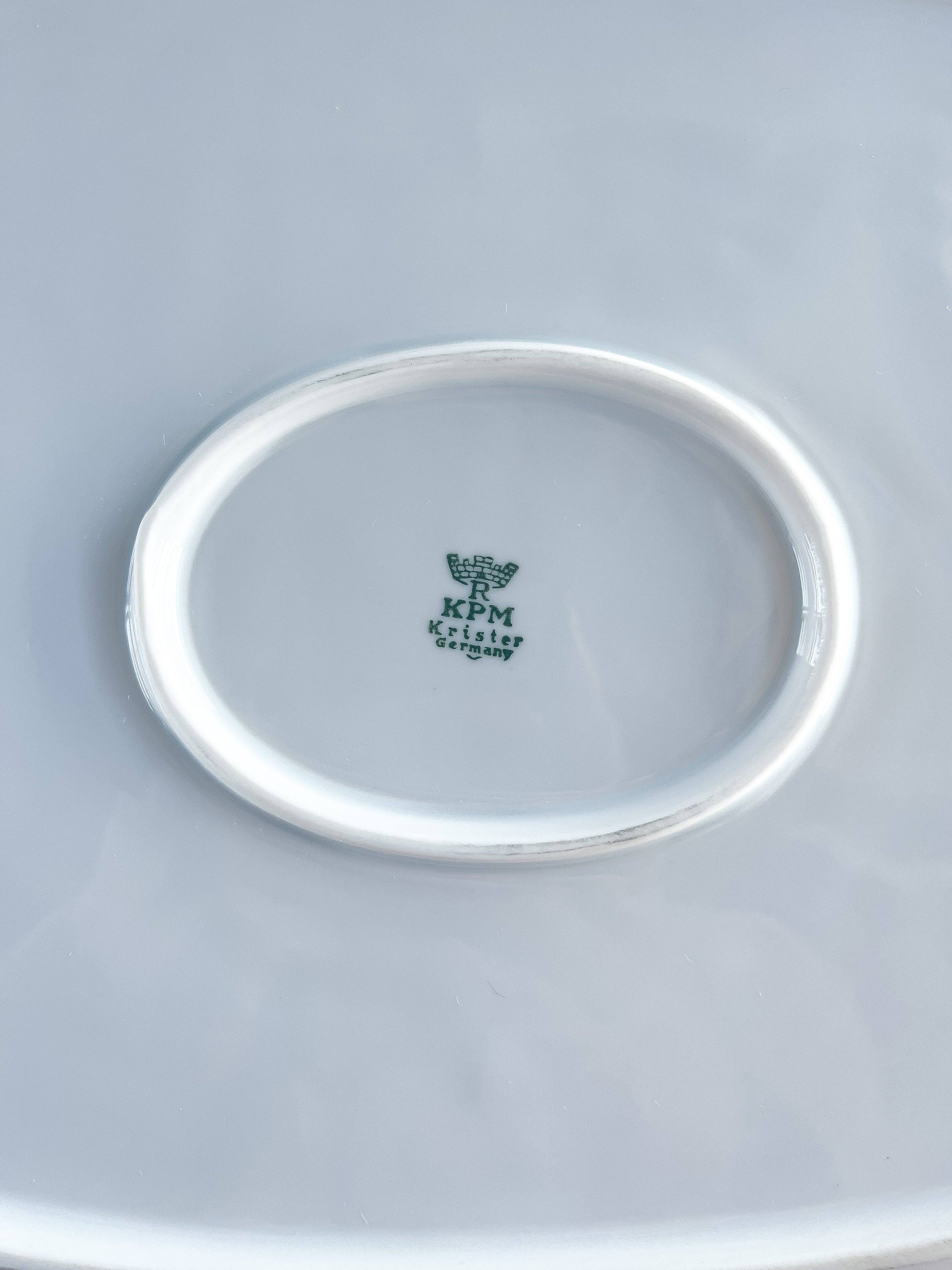 KPM Germany 33cm Oval Serving Platter - 'Krister' Collection - SOSC Home