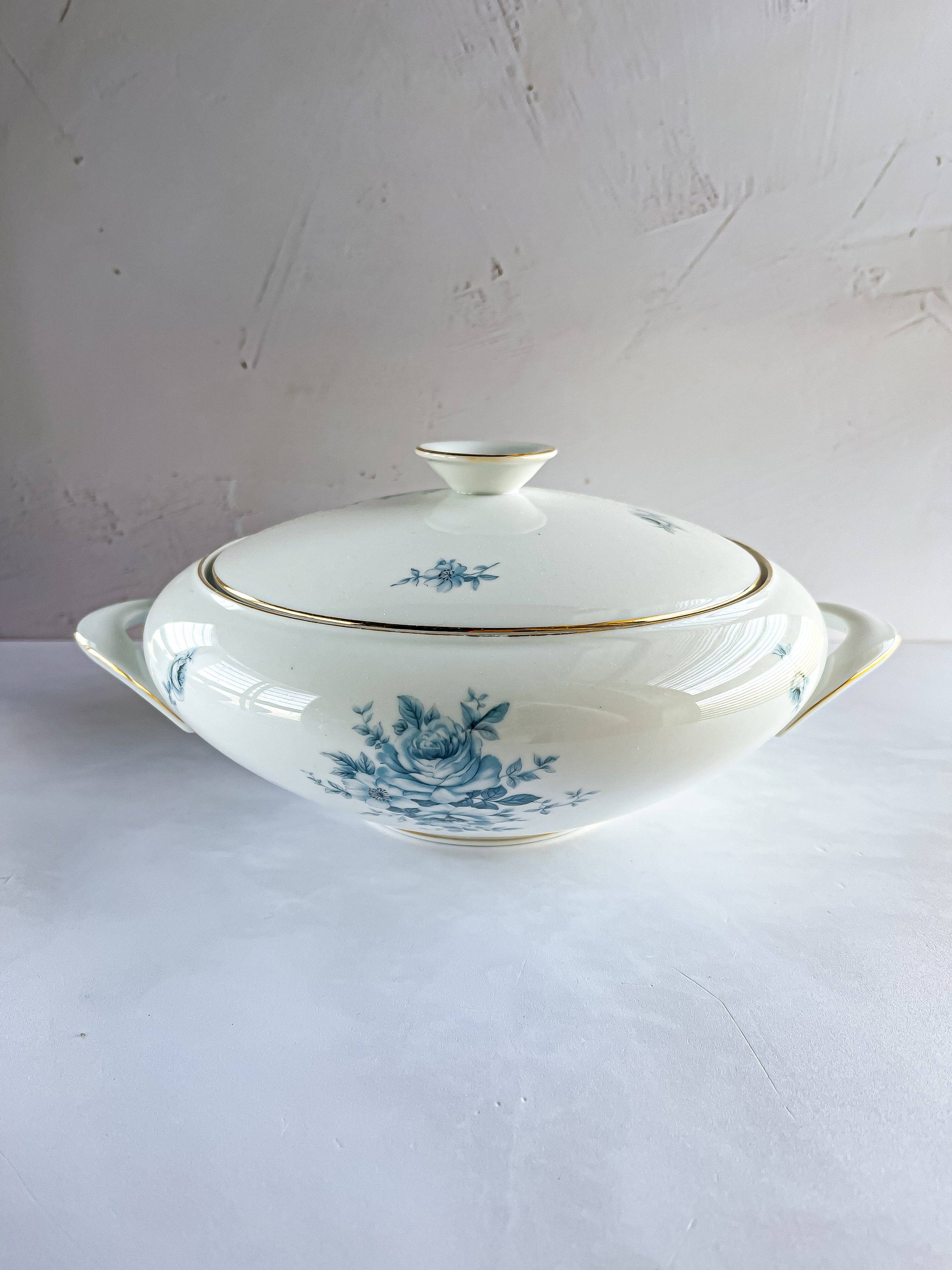 KPM Round Covered Vegetable Tureen - 'Krister' Collection - SOSC Home