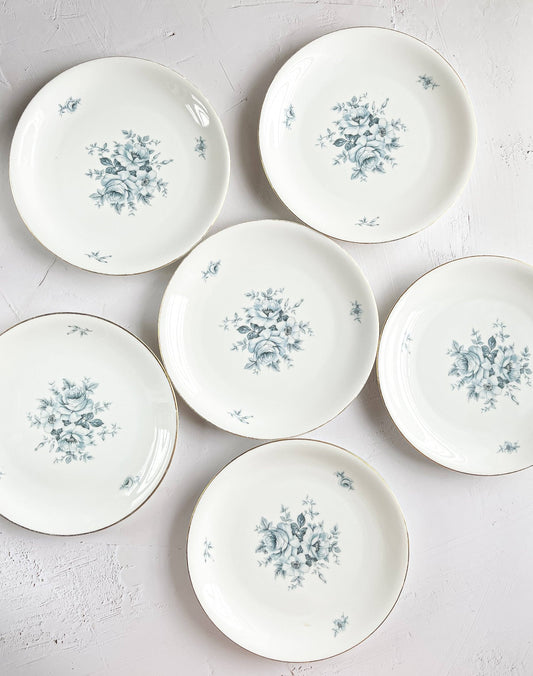 KPM Set of 6 Bread and Butter Plates - ‘Krister’ Collection - SOSC Home