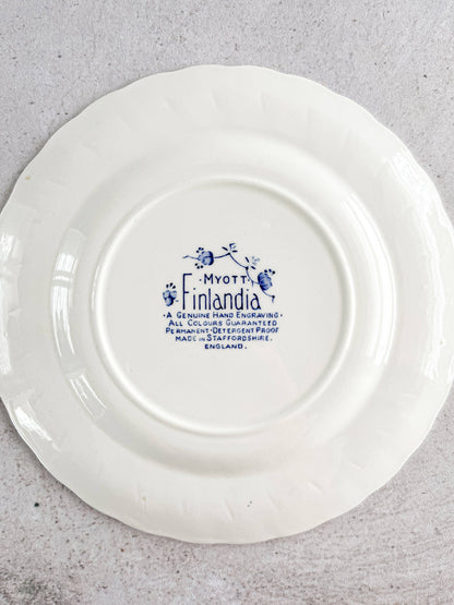 Myott Dessert Plate - 'Finlandia' - SOSC Home