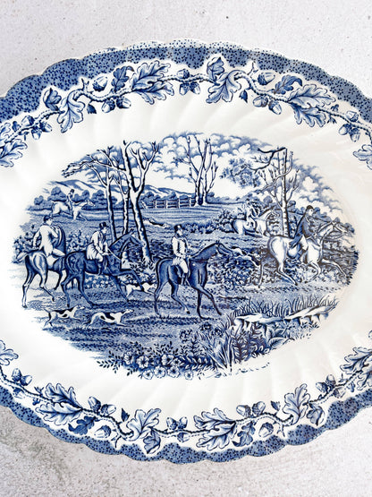 Myott Fox Hunt Oval Serving Platter - Country Life - SOSC Home