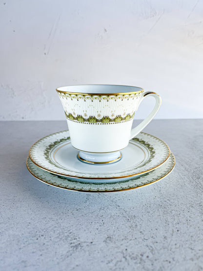 Noritake Set of 6 Porcelain Trios - 'Katrina' Design - SOSC Home