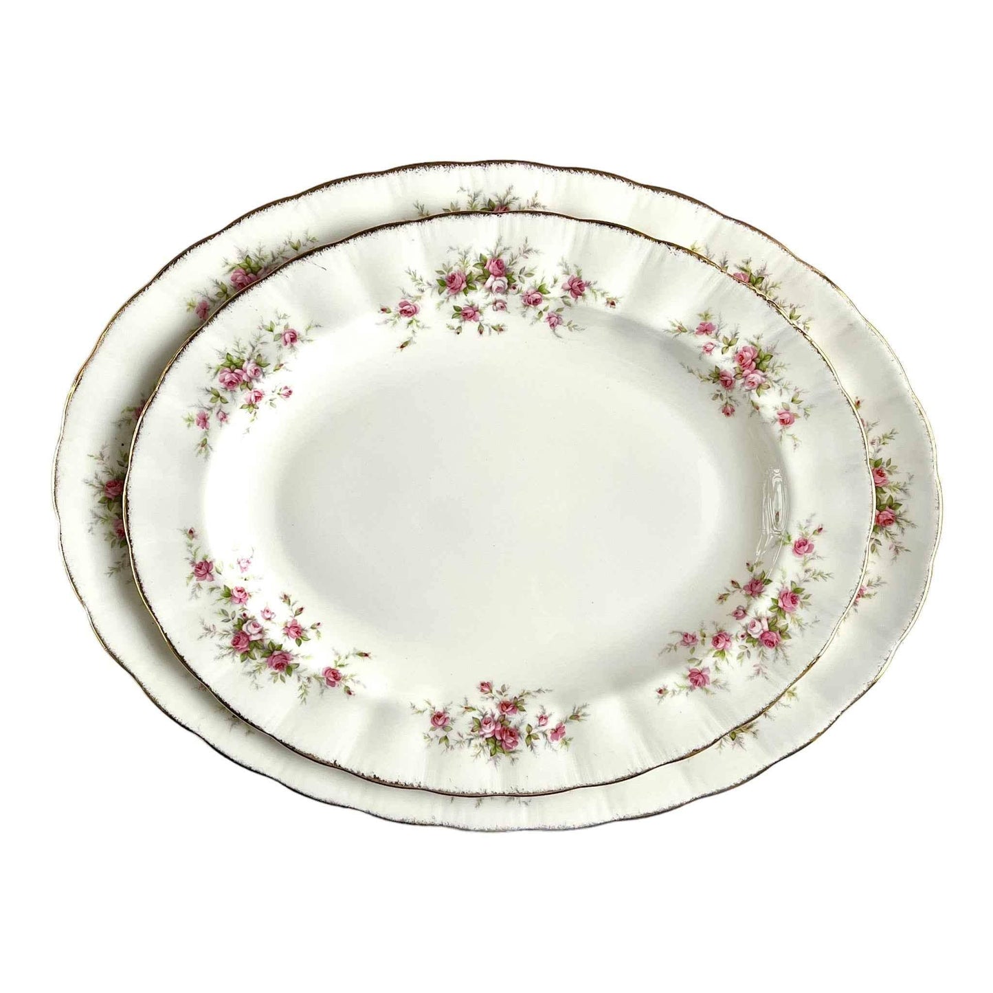 Paragon Oval Serving Platter - Victoriana Rose - SOSC Home