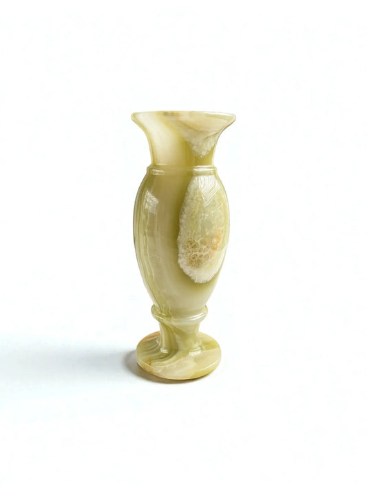 Polished Green Onyx Vase - SOSC Home