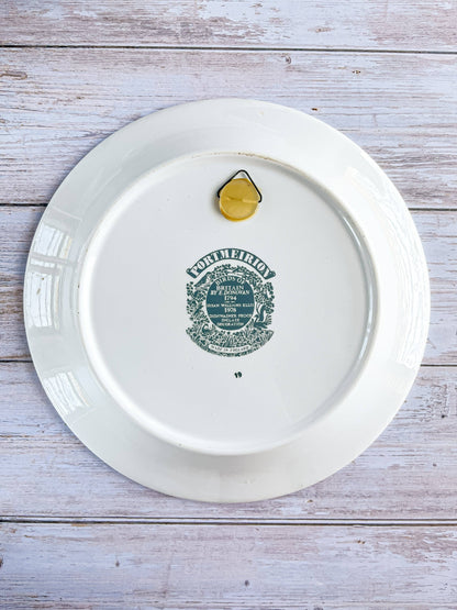 Portmeirion Birds of Britain Dinner Plate – 'Lyrurus Tetrix' Design (Green Band on Rim) - SOSC Home