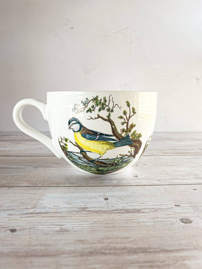 Portmeirion Birds of Britain Oversized Cup – 'Blue Tit' Design - SOSC Home