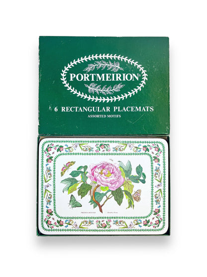 Portmeirion Botanic Garden Boxed Set of 6 Rectangular Placemats - SOSC Home