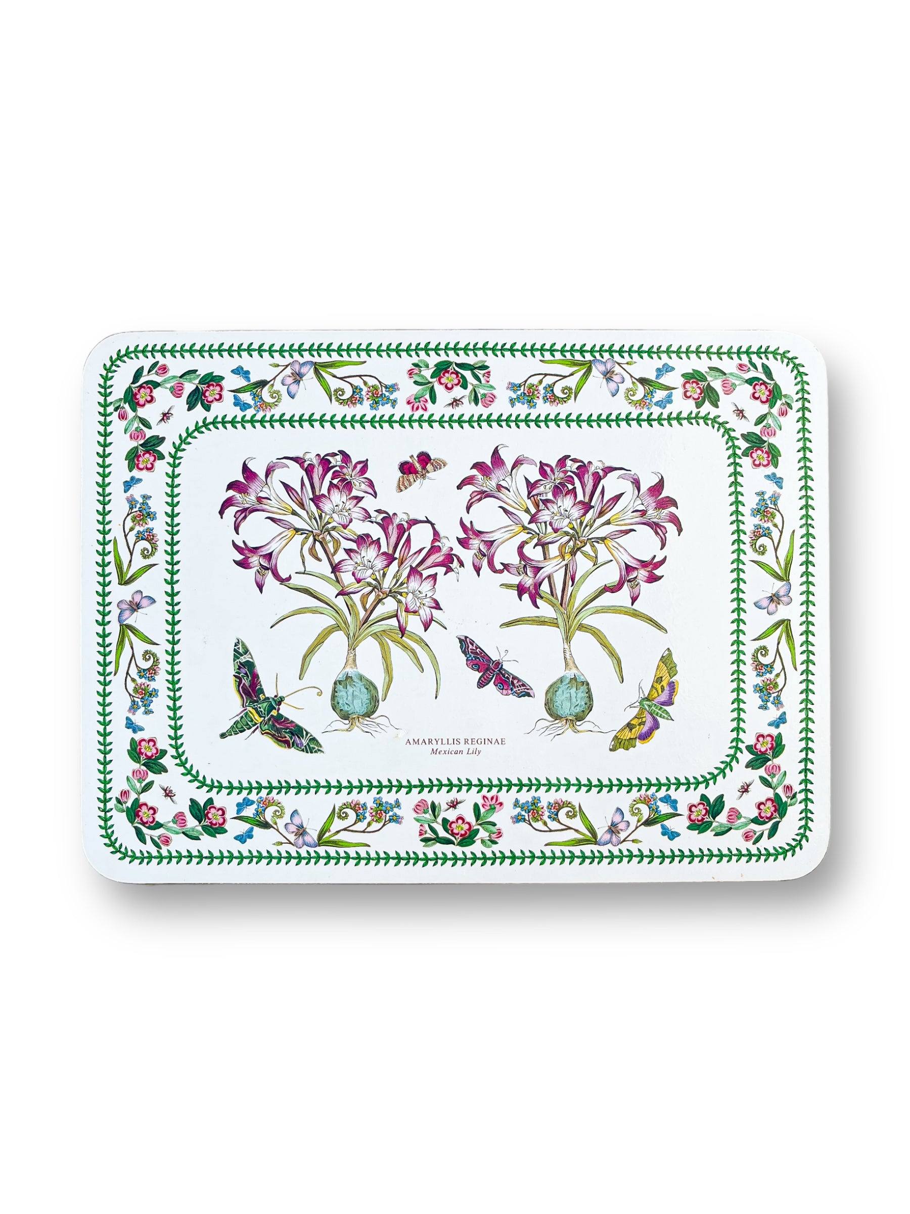 Portmeirion Botanic Garden Boxed Set of 6 Rectangular Placemats - SOSC Home