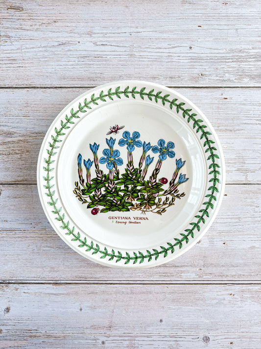 Portmeirion Botanic Garden Bread and Butter Plate - 'Spring Gentian' Design - SOSC Home