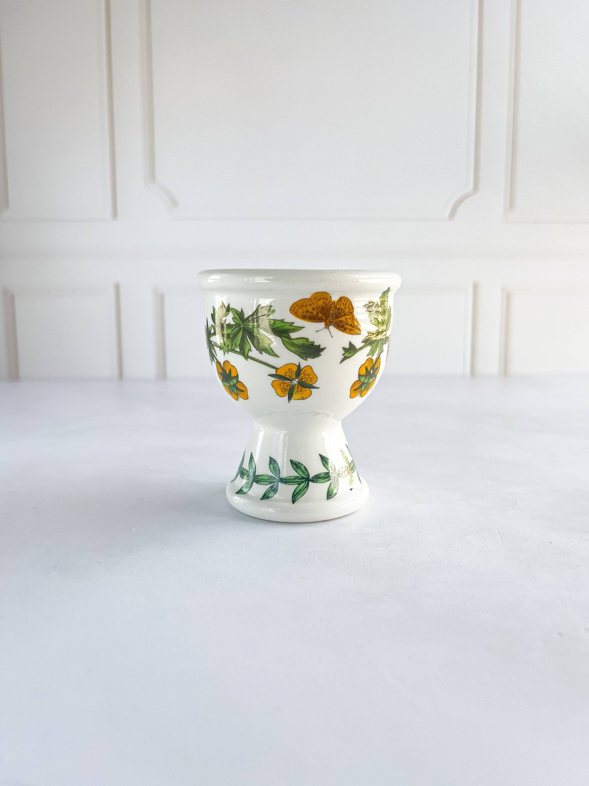 Portmeirion Botanic Garden Egg Cup - ‘Common Tomentil’ Design - SOSC Home