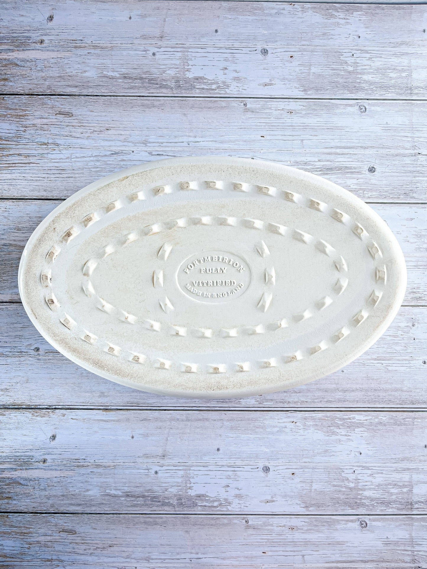 Portmeirion Botanic Garden Oval Baking Dish - ‘Spanish Gum Cistus’ Pattern - SOSC Home