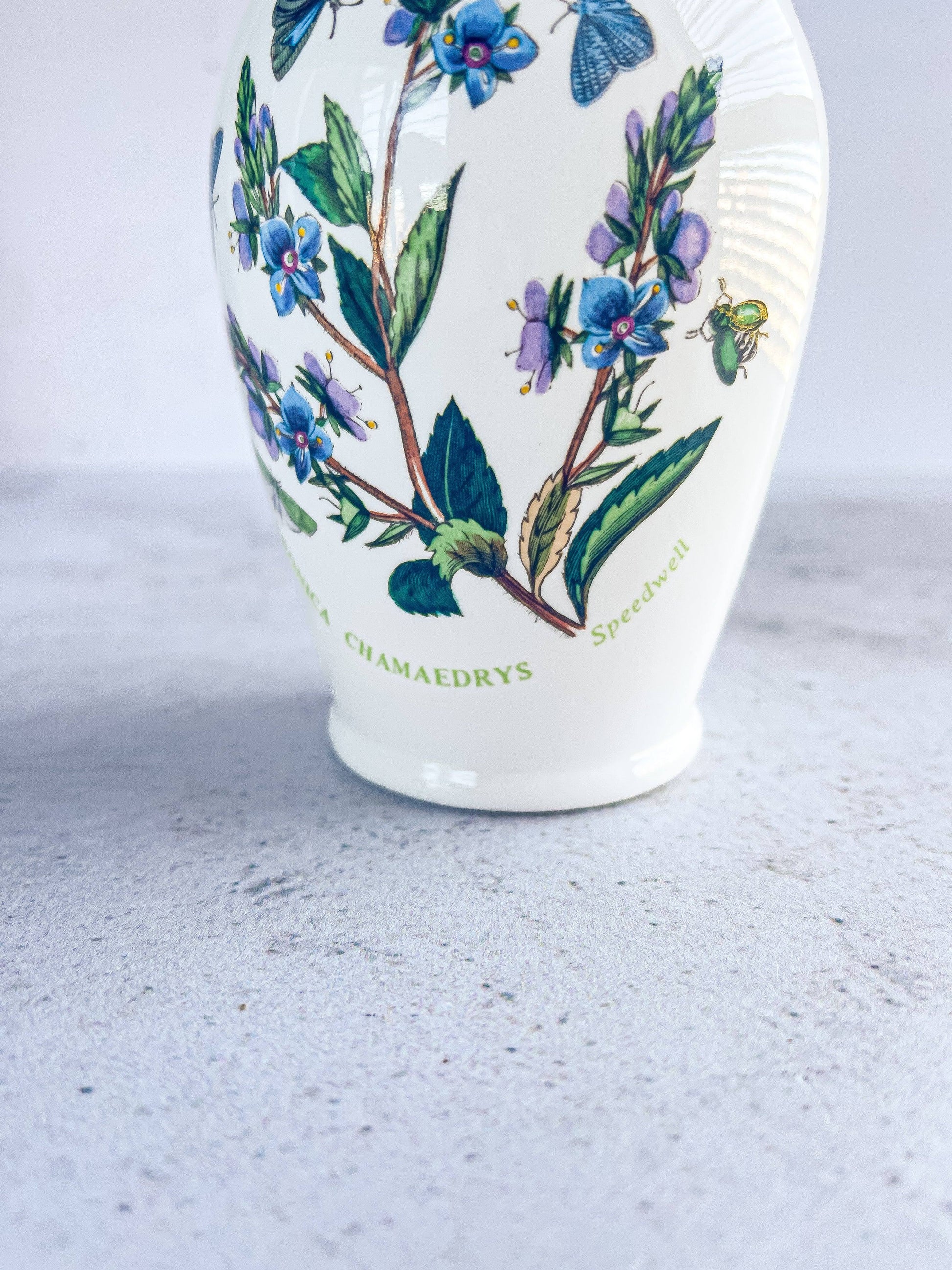 Portmeirion Botanic Garden Tuscany Vase - ‘Speedwell’ Design - SOSC Home