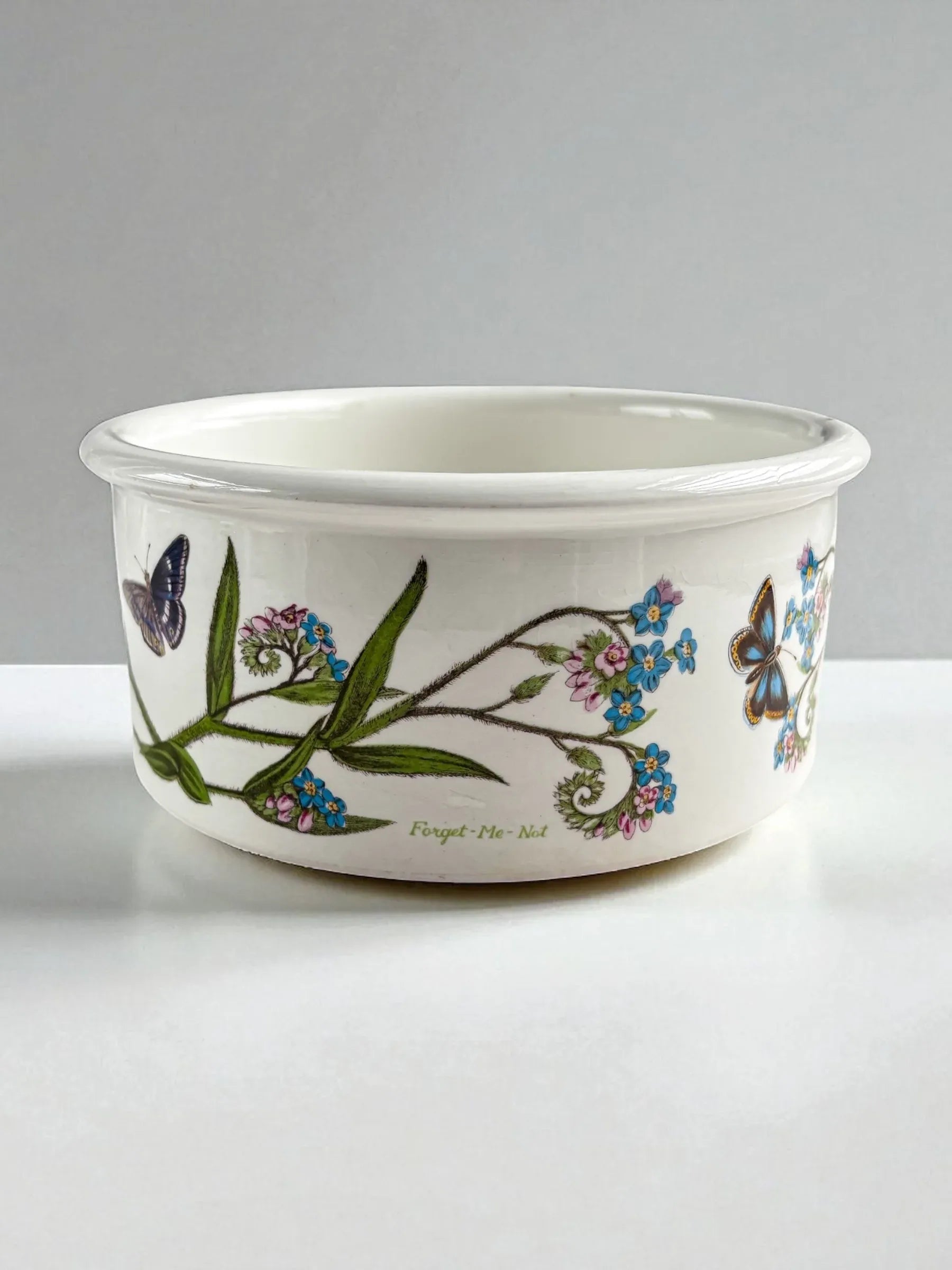 Portmeirion Botanic Garden Vegetable/Soufflé Dish | 'Forget-Me-Not' Design - SOSC Home