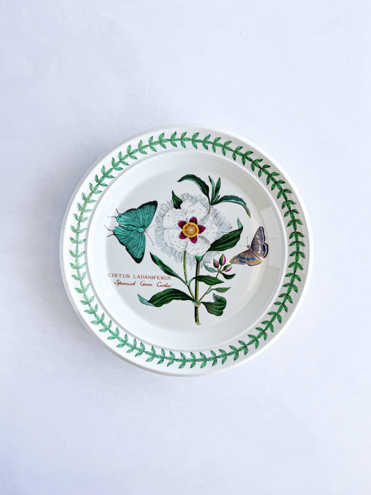 Portmeirion Botanic Garden Vintage Bread & Butter Plate - Spanish Gum Cistus - SOSC Home