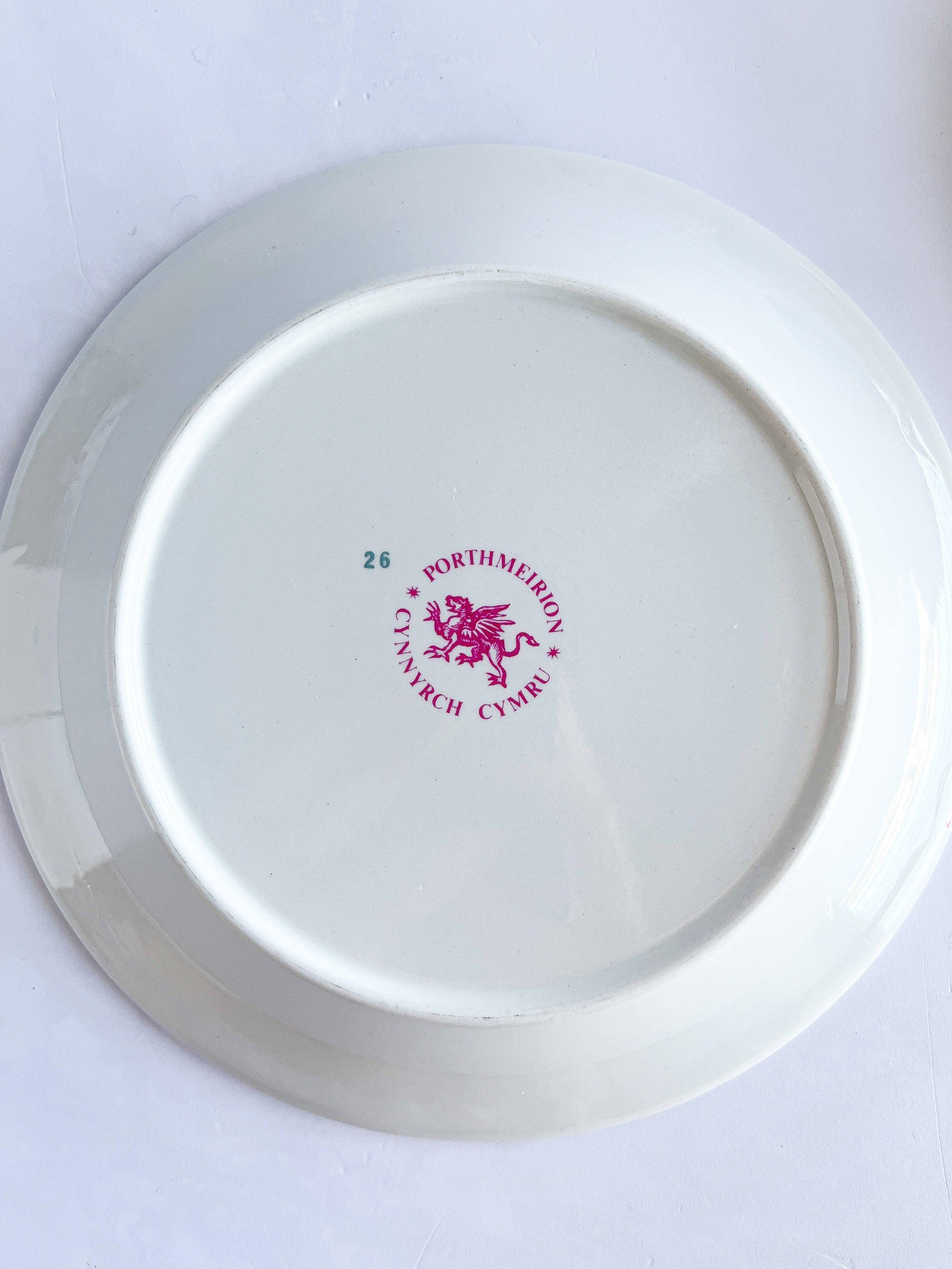 Portmeirion Botanic Garden Vintage Bread & Butter Plate - Spanish Gum Cistus - SOSC Home