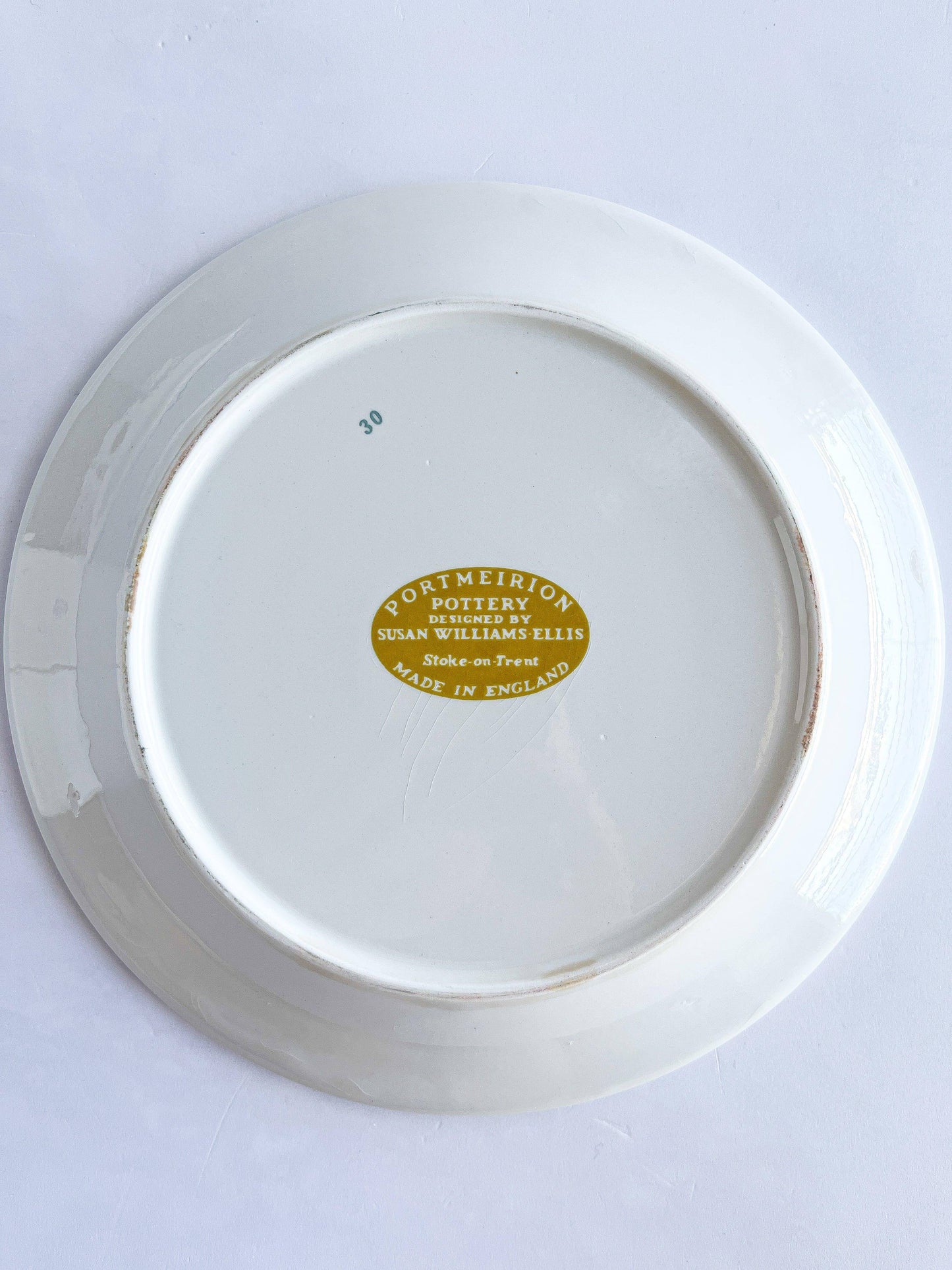 Portmeirion Botanic Garden Vintage Bread & Butter Plate - Spanish Gum Cistus - SOSC Home