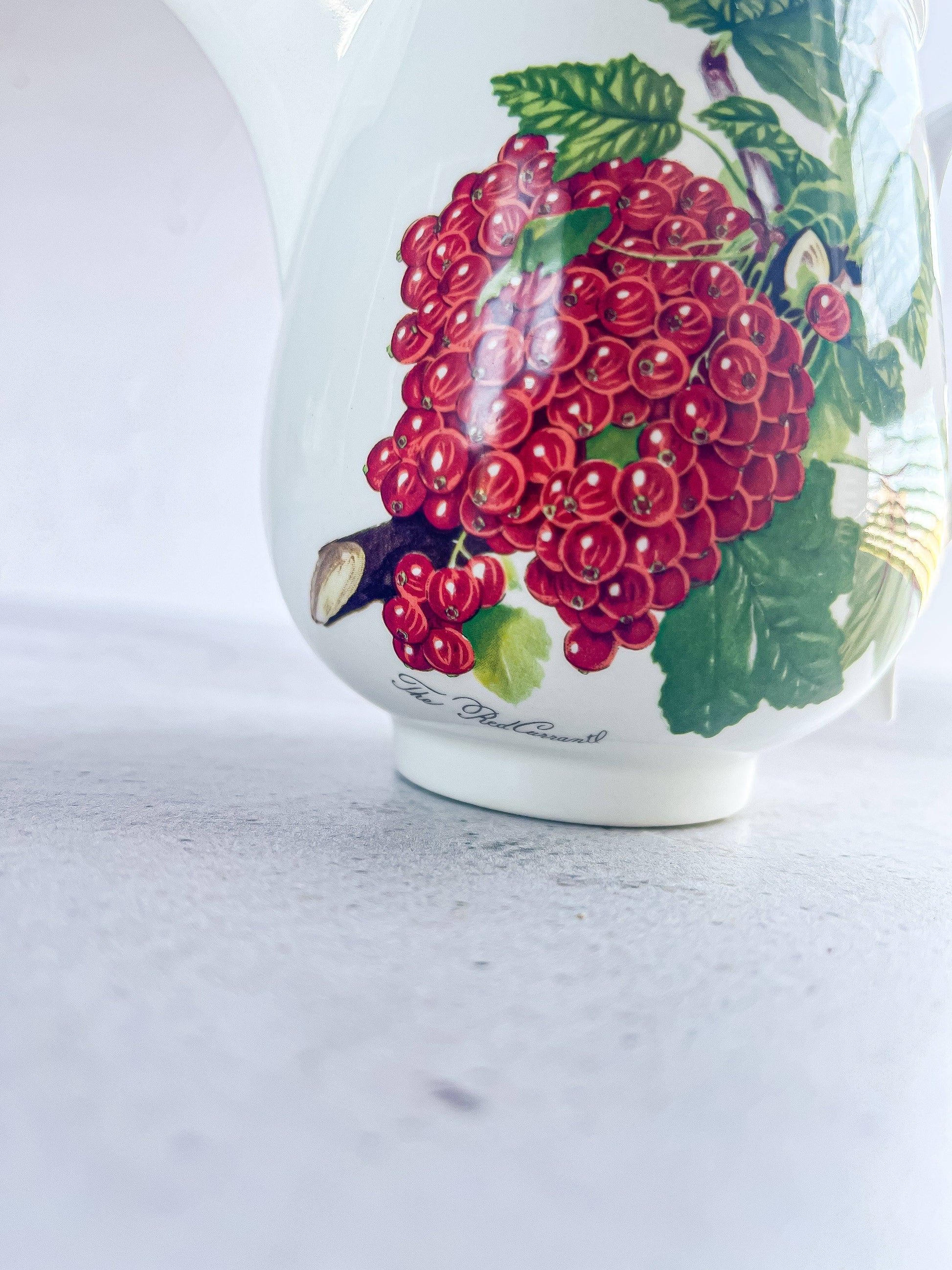 Portmeirion Pomona Creamer - ‘The Red Currant’ Design - SOSC Home