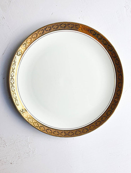 Presidential Collection 31cm Round Serving Platter - 'Reflections in Gold' Collection - SOSC Home