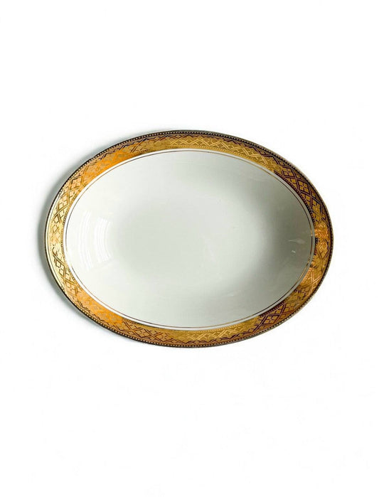 Presidential Collection Small Oval Serving Bowl - 'Reflections in Gold' Collection - SOSC Home