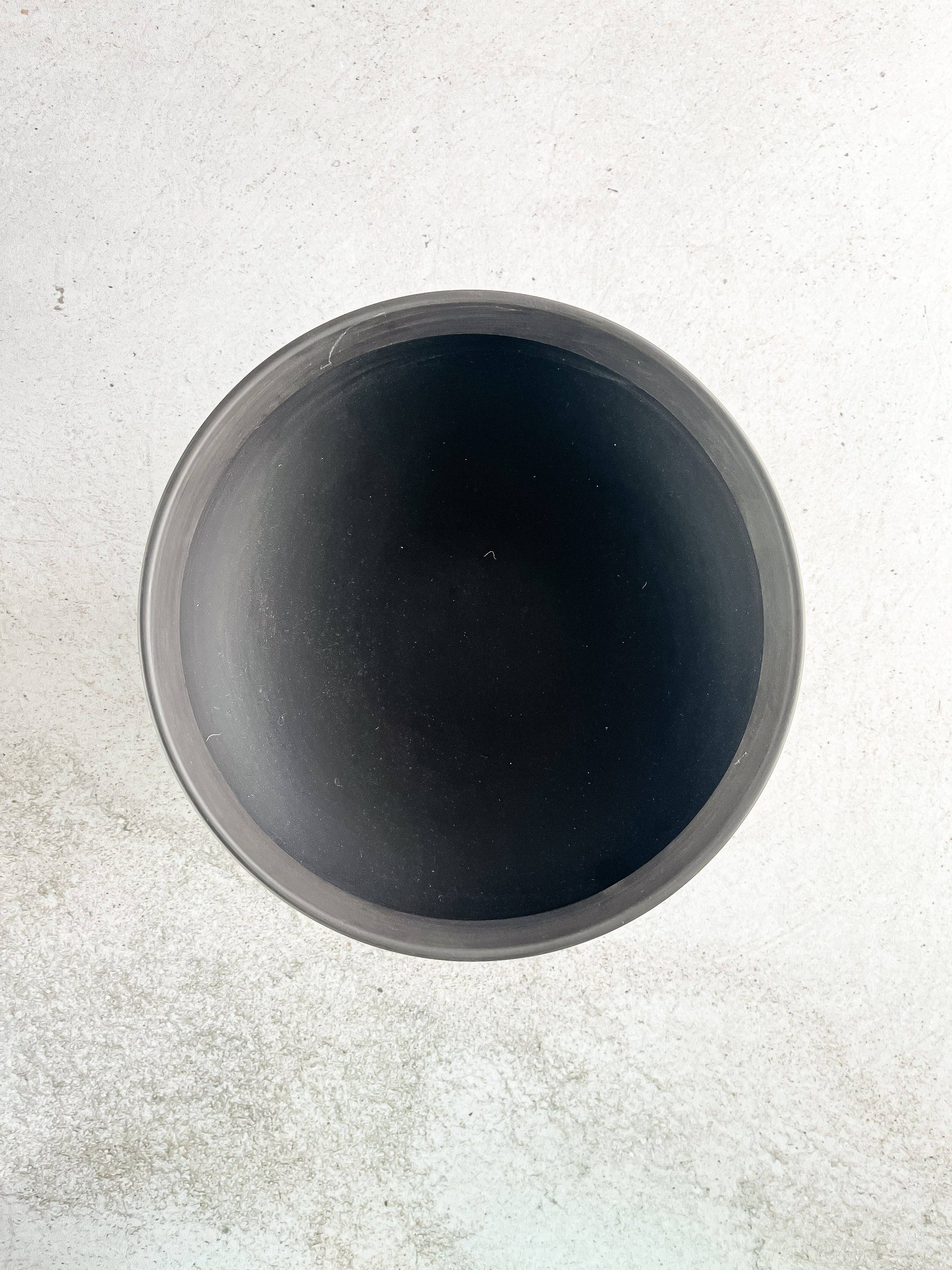 Rare Wedgwood Jasperware Black Round Footed Imperial Bowl - 'Sacrifice Scene' Design - SOSC Home