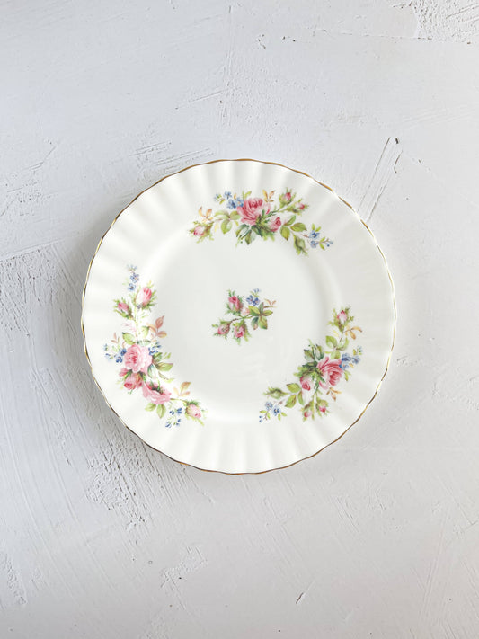 Royal Albert Bread & Butter Plate - 'Moss Rose' Collection - SOSC Home