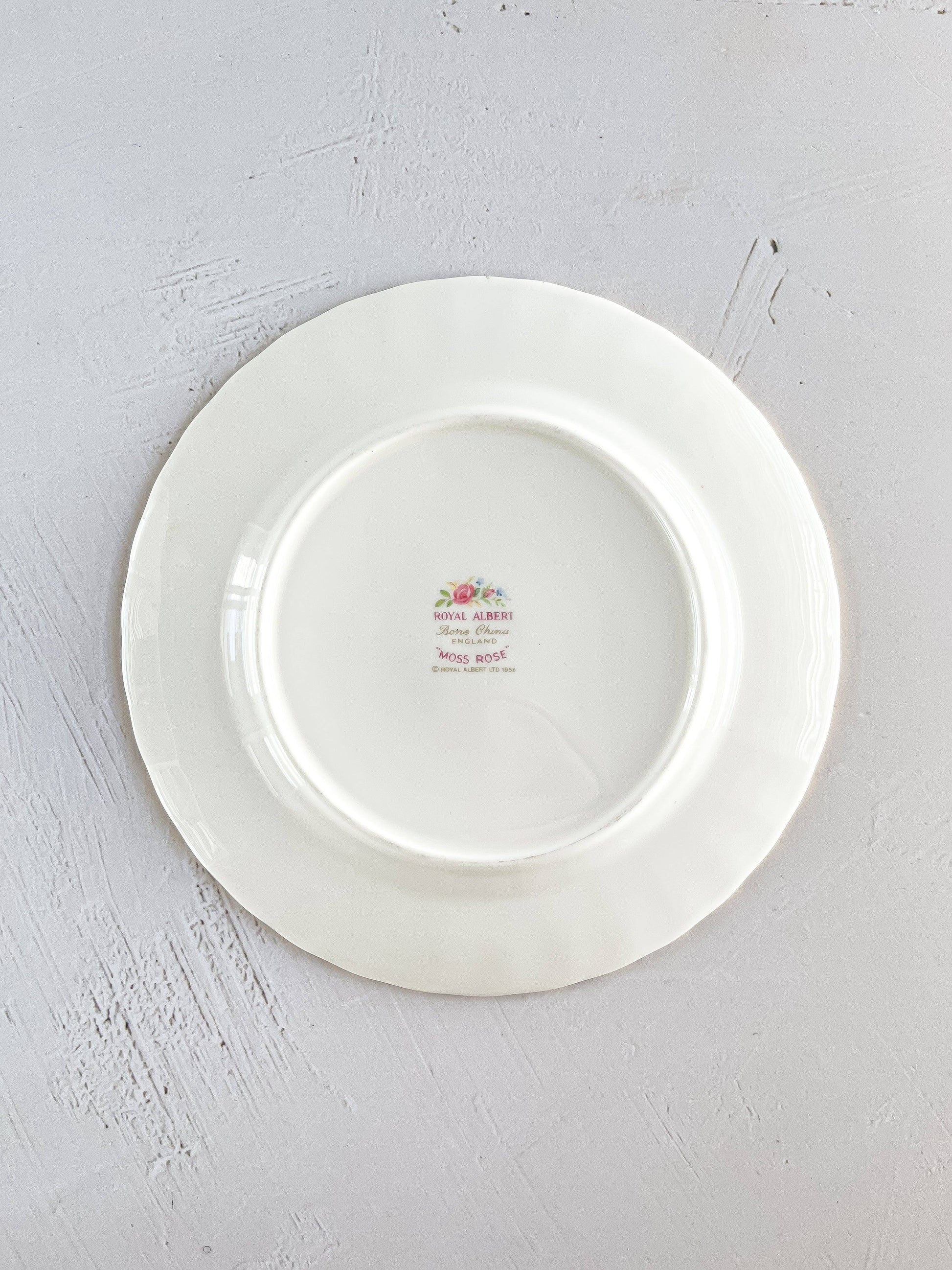 Royal Albert Bread & Butter Plate - 'Moss Rose' Collection - SOSC Home