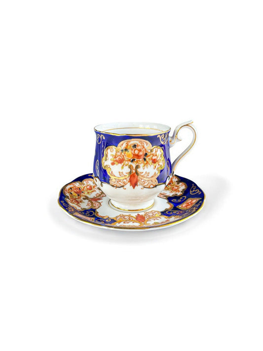 Royal Albert Footed Demitasse Cup and Saucer Set - 'Heirloom' Collection - SOSC Home