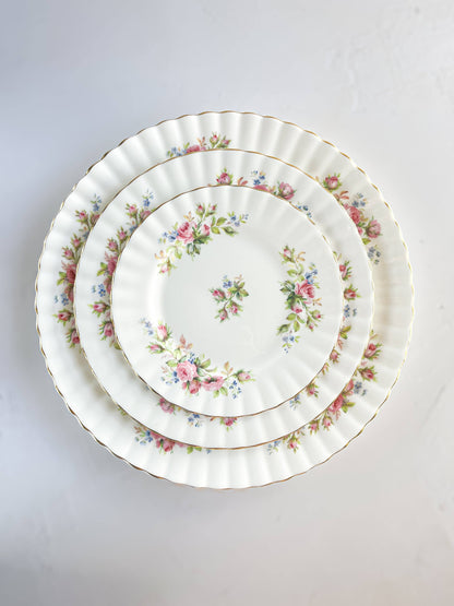 Royal Albert Place Setting Service for 6 - 'Moss Rose' Collection - SOSC Home