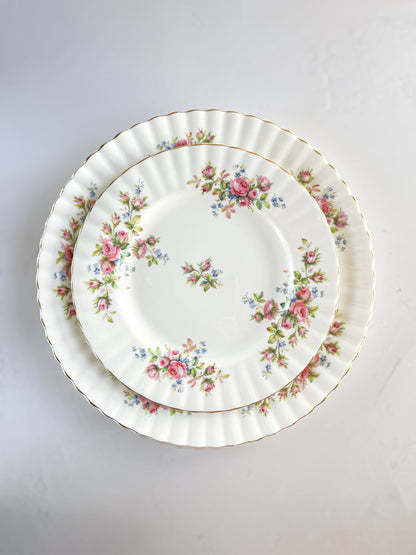 Royal Albert Place Setting Service for 6 - 'Moss Rose' Collection - SOSC Home