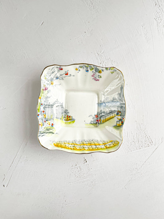 Royal Albert Square Sweet Meat/Candy Dish - ‘Rosedale’ Collection - SOSC Home