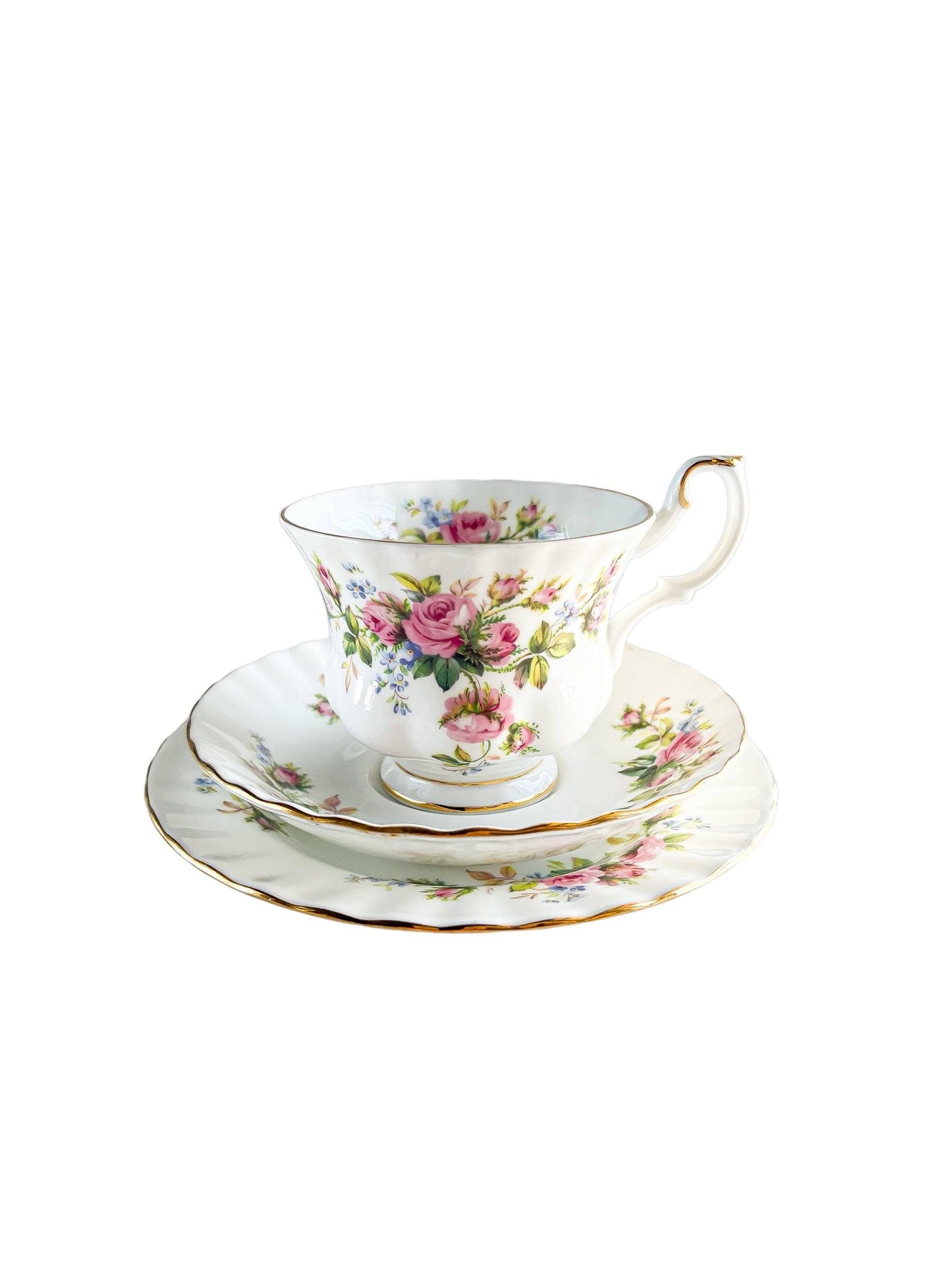 Royal Albert Tea Set - 'Moss Rose' Collection - SOSC Home