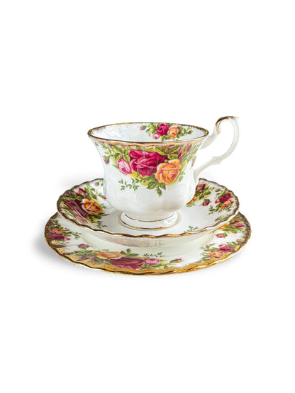 Royal Albert Tea Trio | 'Old Country Roses' Pattern