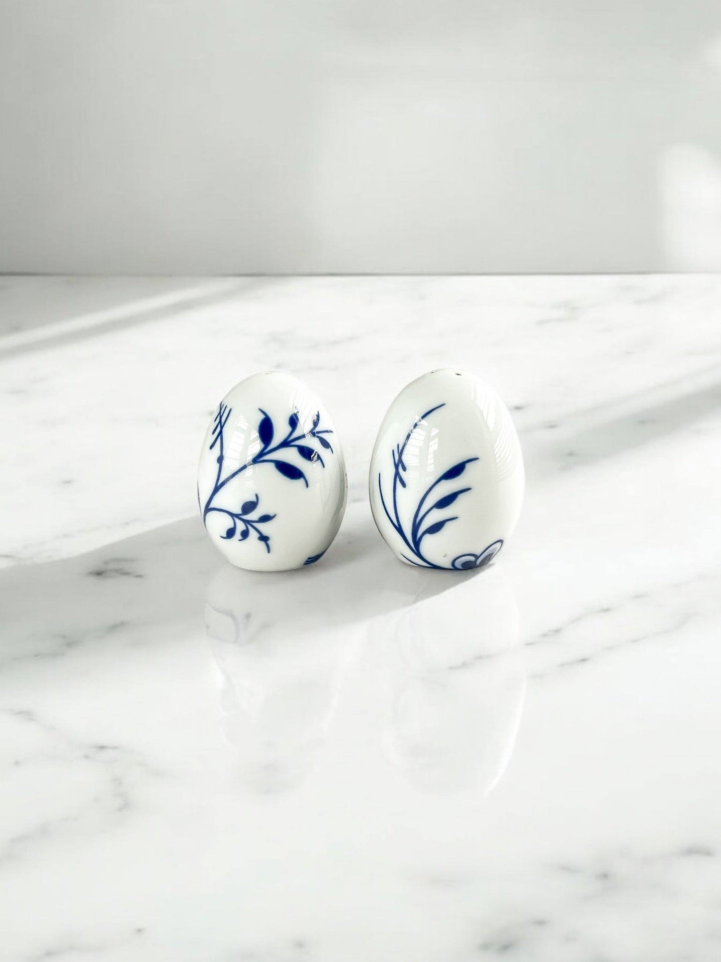 Royal Copenhagen Salt and Pepper Shaker Set - ‘Blue Fluted Mega’ Collection - SOSC Home