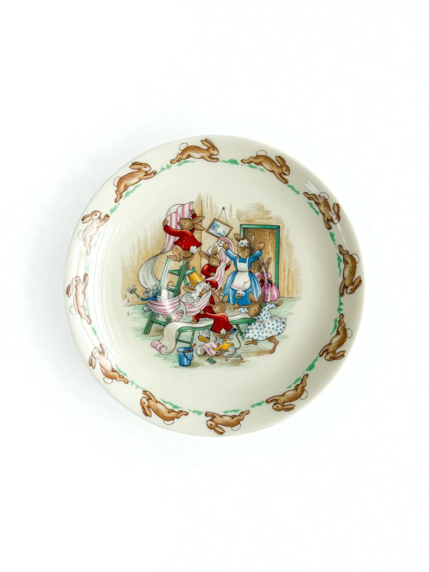 Royal Doulton Bunnykins Casino Duo | 'Punch & Judy / Home Decorating' Designs - SOSC Home