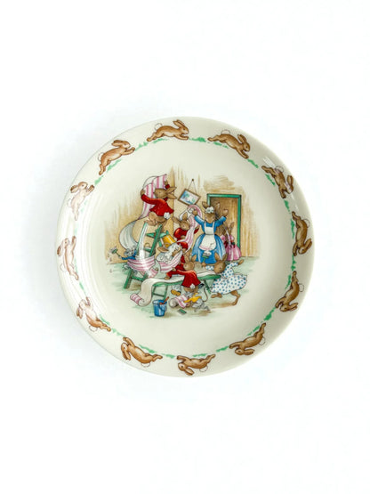 Royal Doulton Bunnykins Casino Duo | 'Punch & Judy / Home Decorating' Designs - SOSC Home