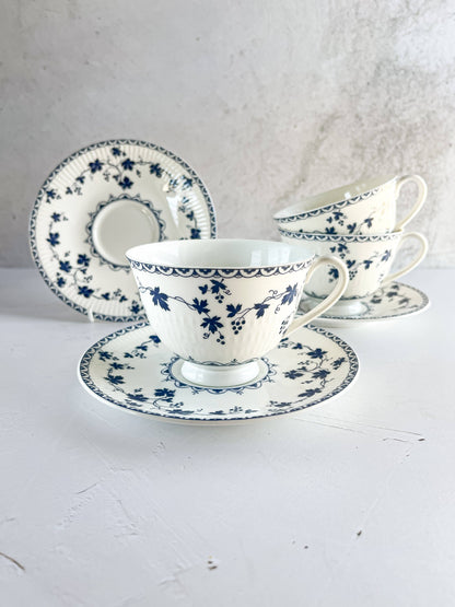 Royal Doulton Footed Cup and Saucer Set - 'Yorktown' Collection - SOSC Home