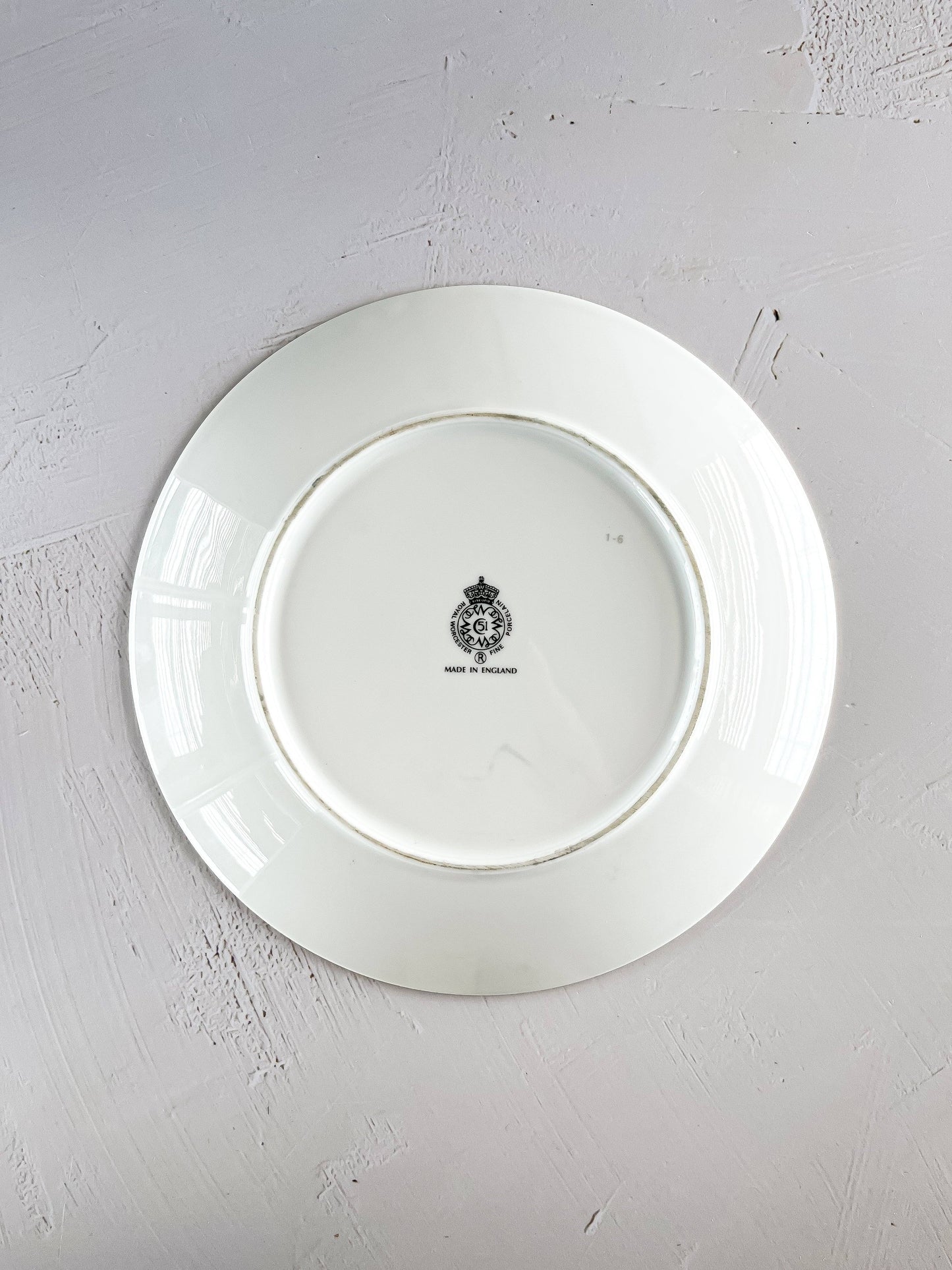 Royal Worcester Dessert Plate - Evesham ‘Pear & Damson’ Design - SOSC Home