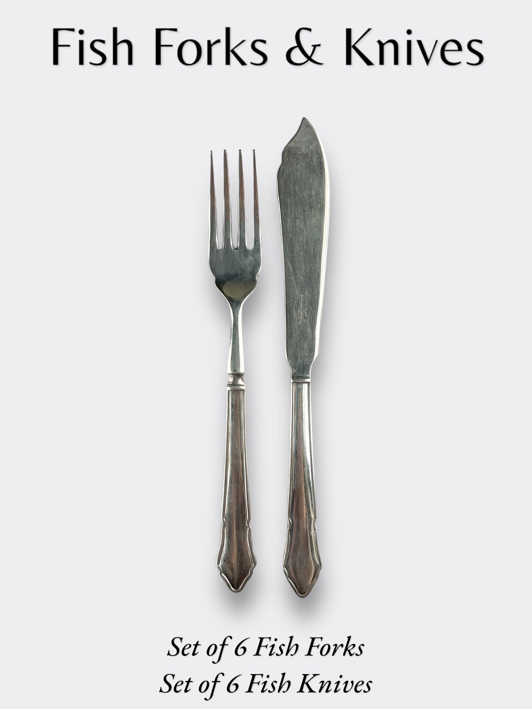 Royale Silverware Sheffield 65-Piece Cutlery Set - Classic Vintage Collection - SOSC Home