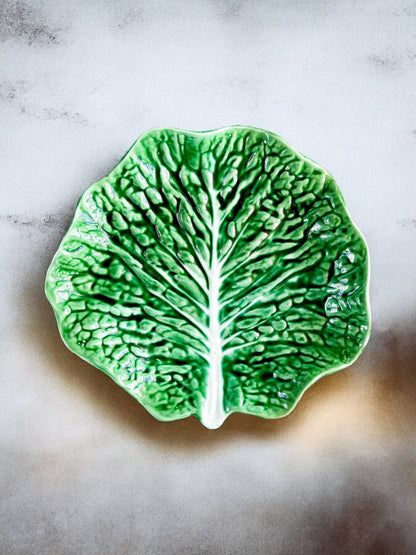 Secla Round Serving Platter - 'Cabbage Green' Collection - SOSC Home
