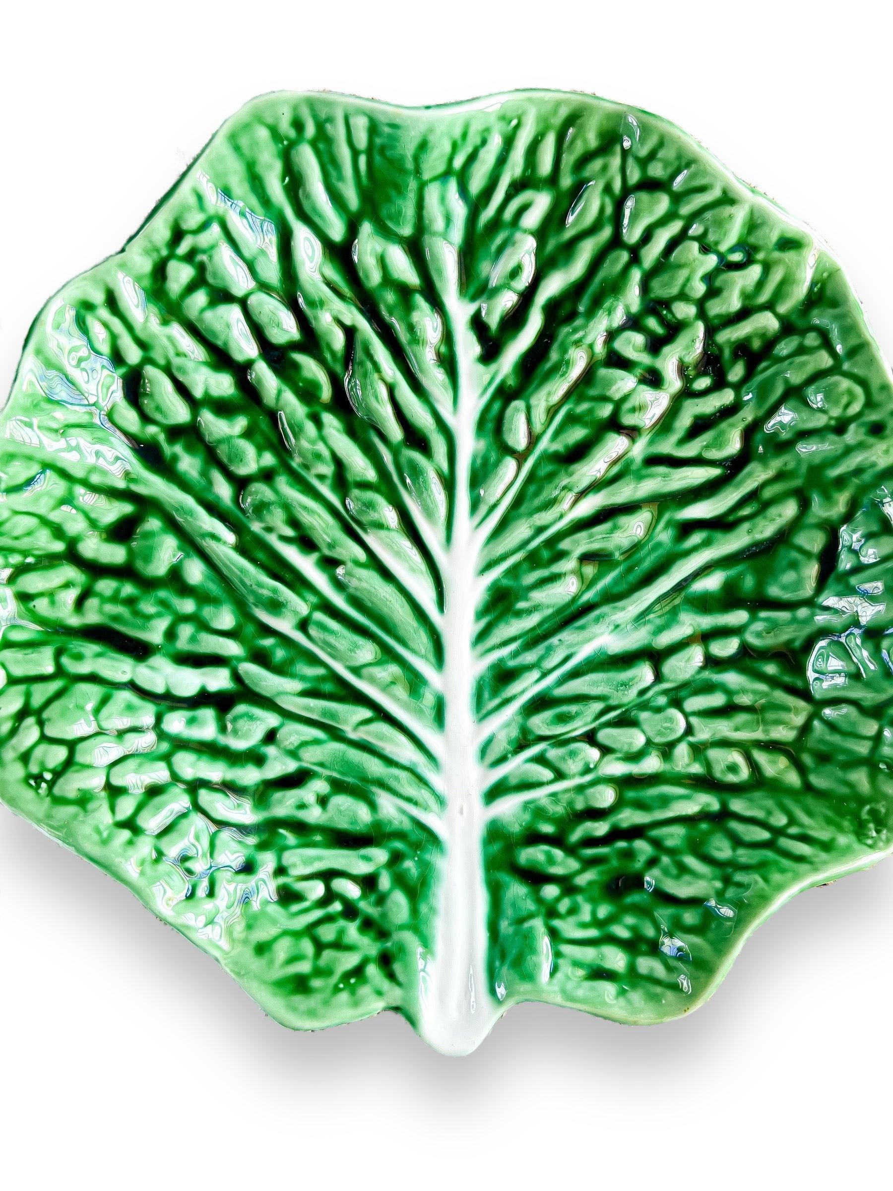 Secla Round Serving Platter - 'Cabbage Green' Collection - SOSC Home