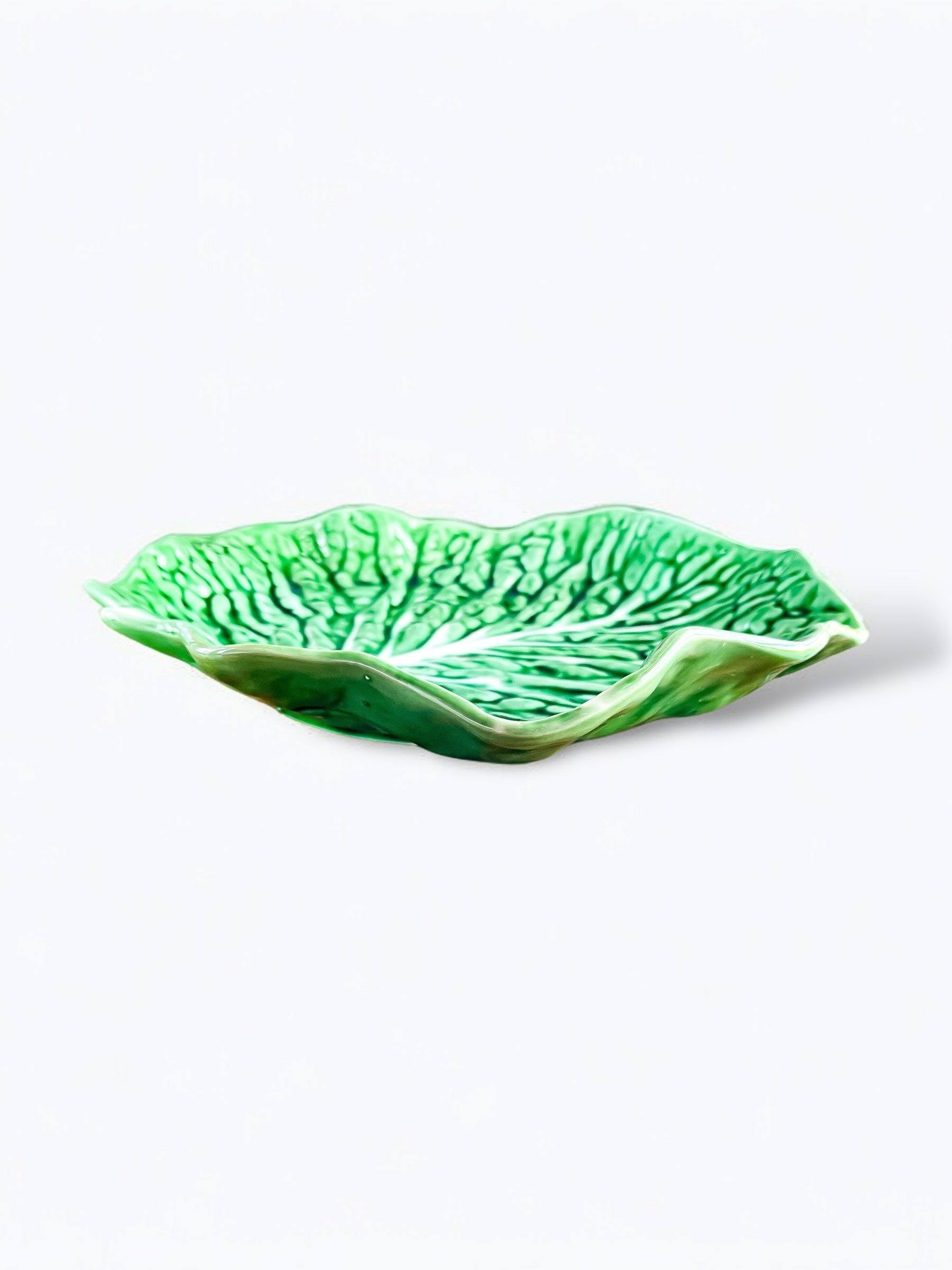 Secla Round Serving Platter - 'Cabbage Green' Collection - SOSC Home