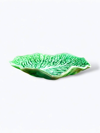 Secla Round Serving Platter - 'Cabbage Green' Collection - SOSC Home