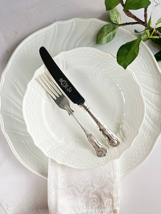 Sheffield Cutlery Co. Set of 6 Luncheon Forks - ‘Kings’ Pattern - SOSC Home