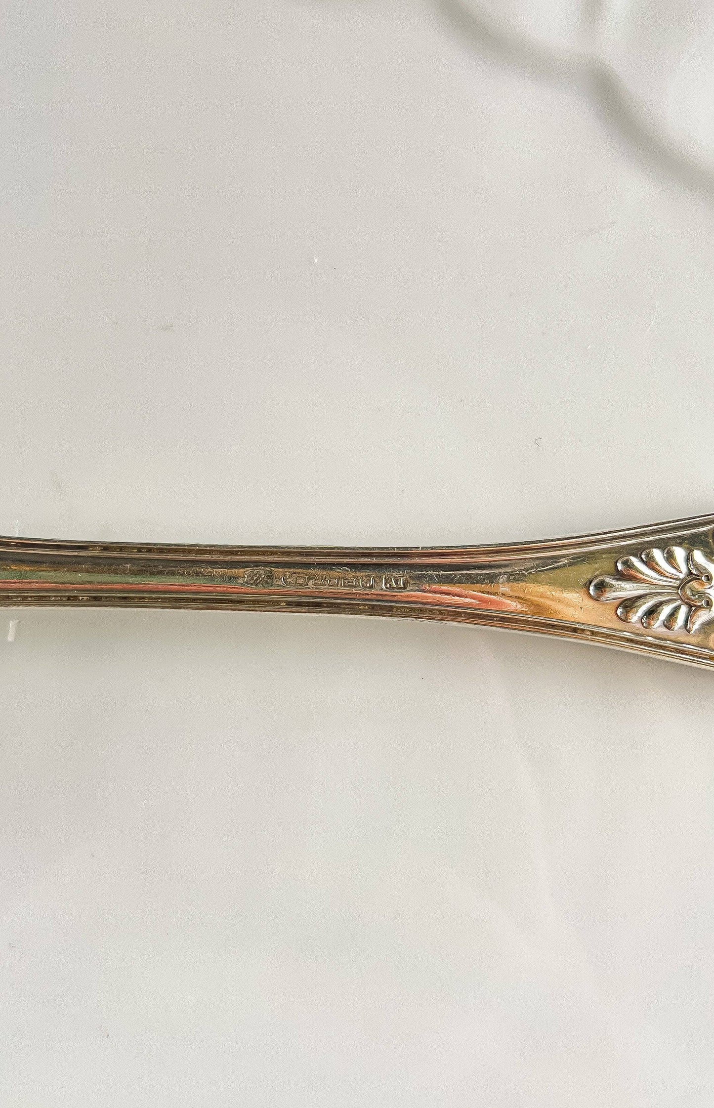 Silver-Plated Serving Spoon - 'Kings' Pattern - SOSC Home