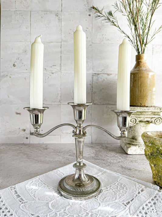 Silver-plated Small Candelabra - SOSC Home