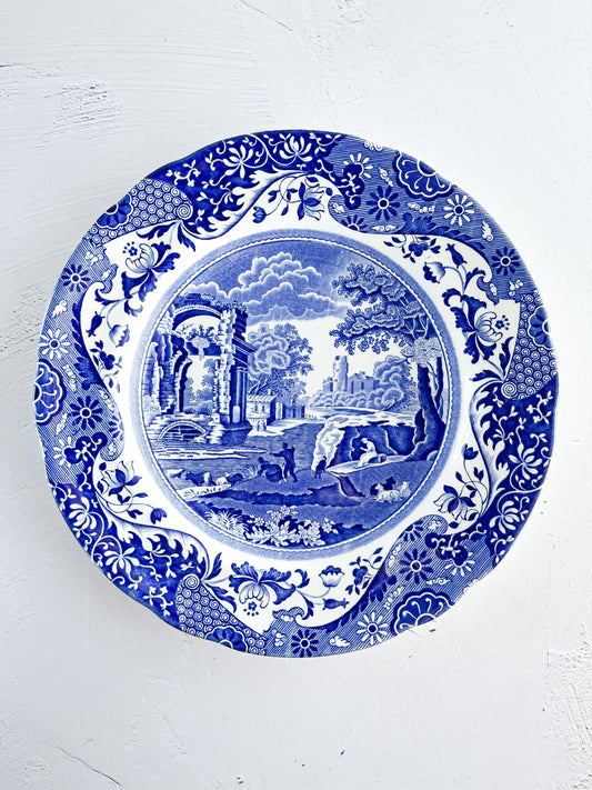 Spode Classic Design Luncheon Plate - Blue Italian - SOSC Home