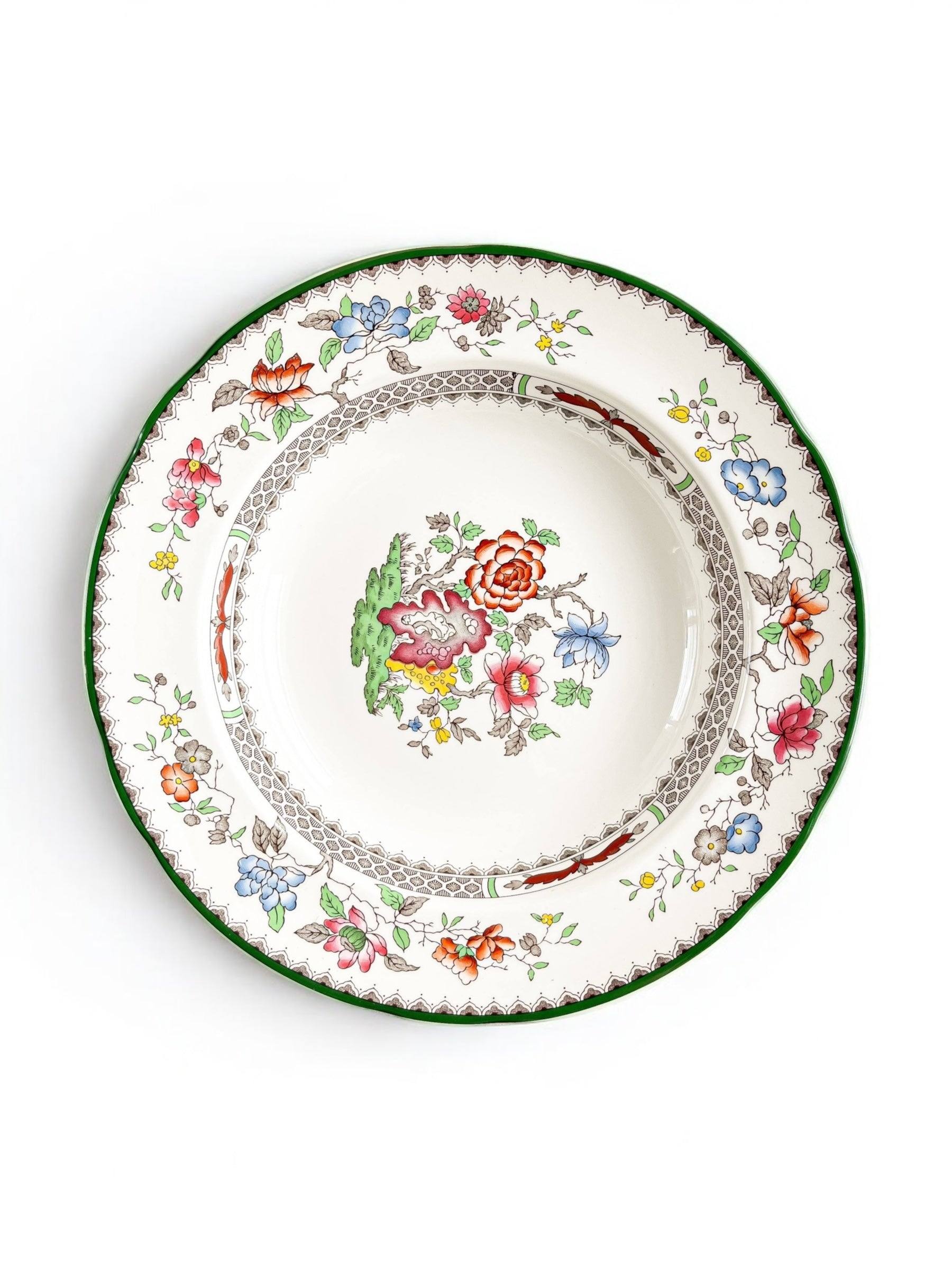 Spode Large Rimmed Soup | 'Chinese Rose' Collection (Modern