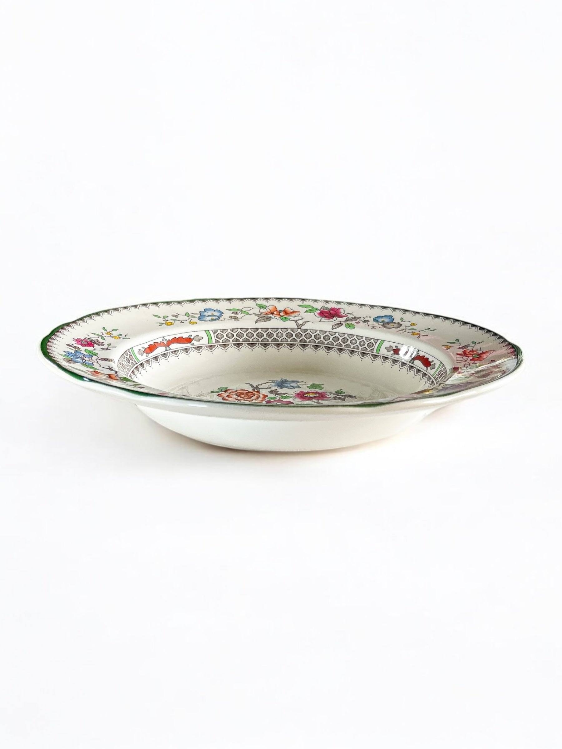 Spode Large Rimmed Soup | 'Chinese Rose' Collection (Modern