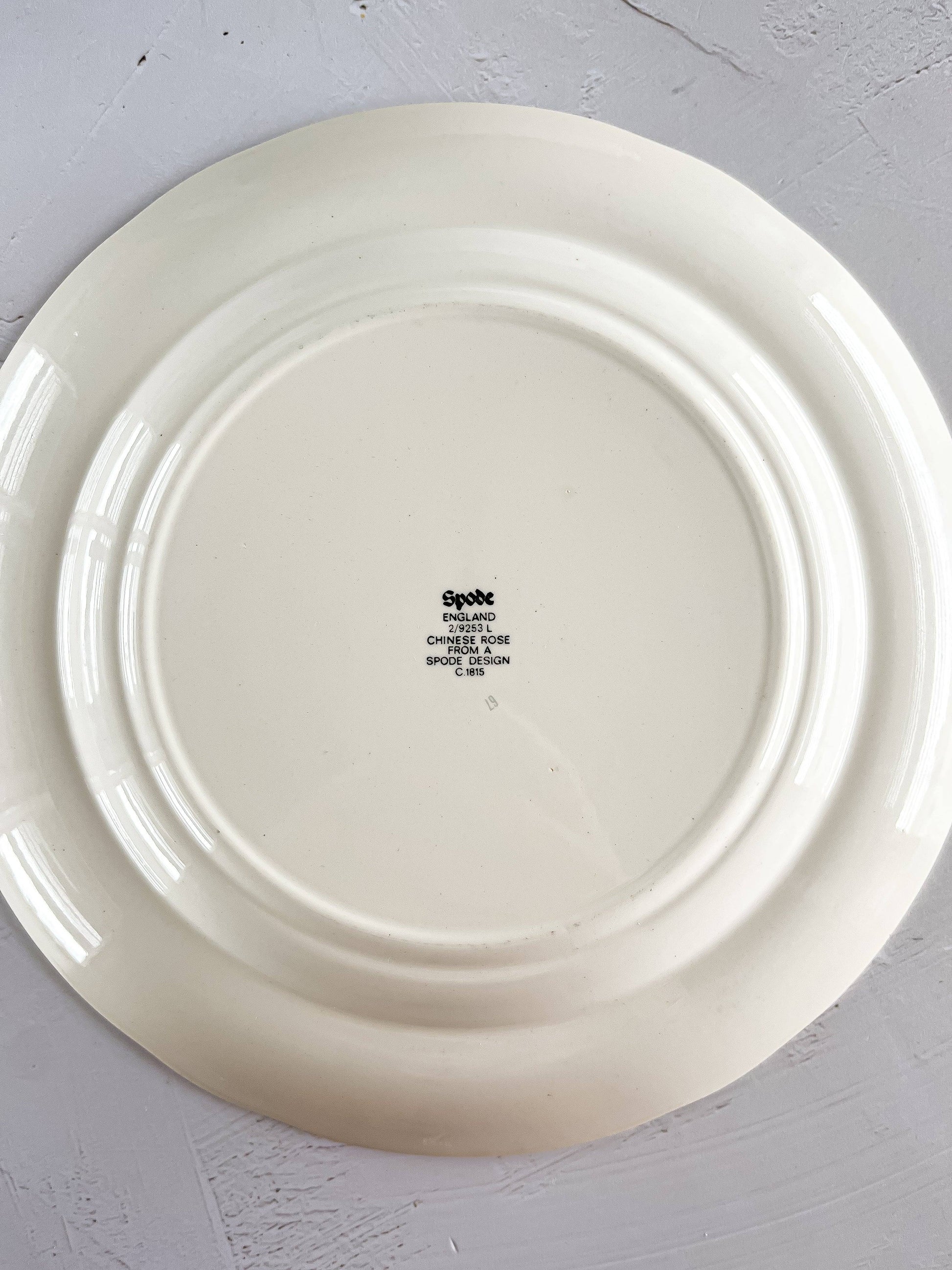Spode Luncheon Plate – 'Chinese Rose' Collection - SOSC Home