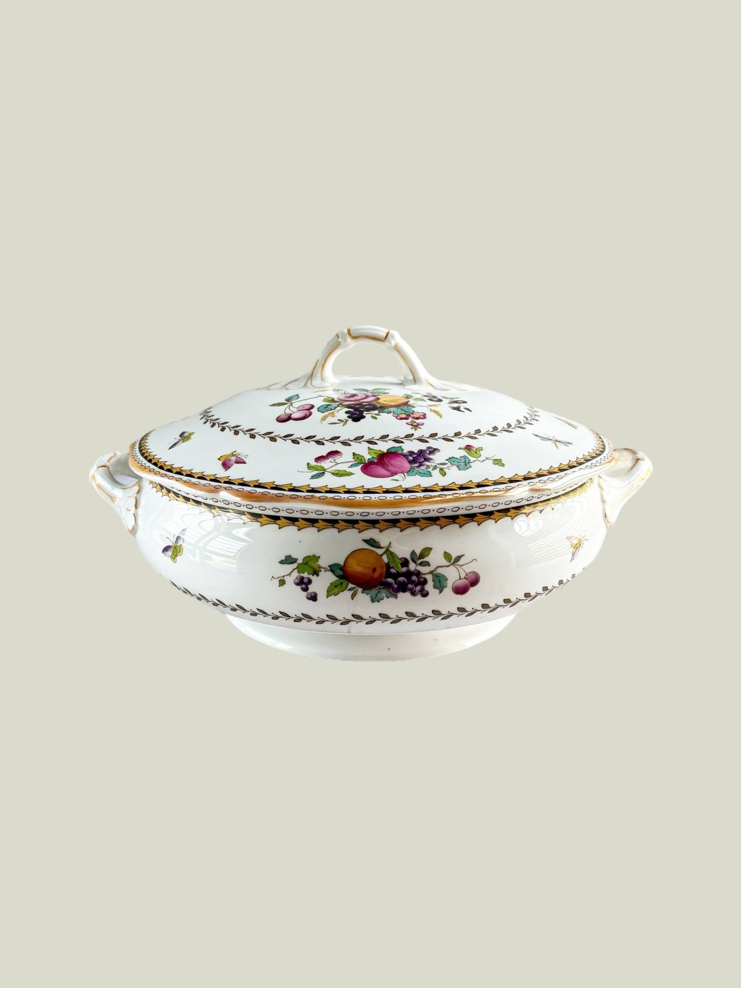 Spode Round Covered Vegetable Tureen - ‘Rockingham’ Collection (Modern Version) - SOSC Home